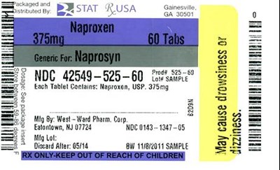 Naproxen 375 mg Label Image (Naproxen 375 mg Label  42549)